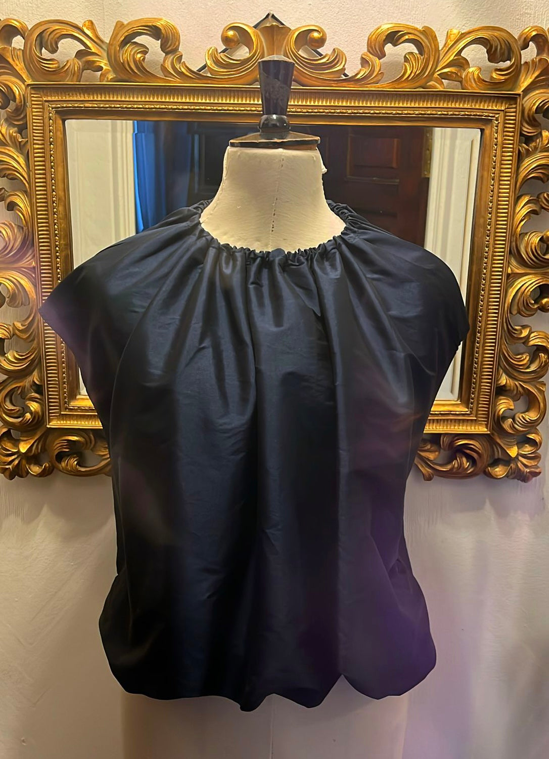 El San Silk Taffeta Top