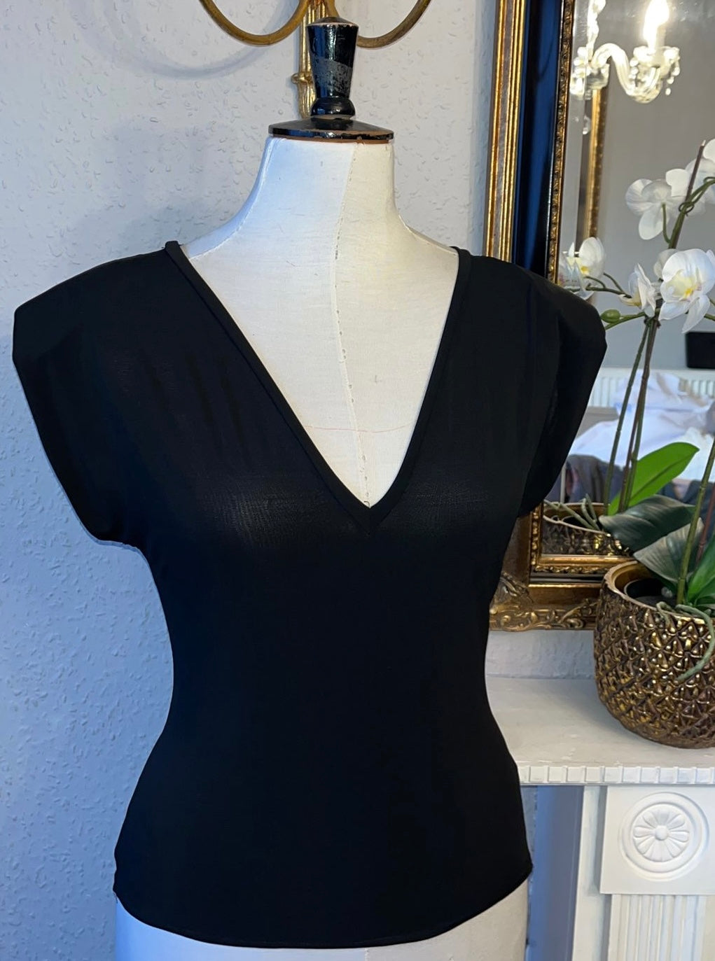 The Merino Shoulder Pad Top