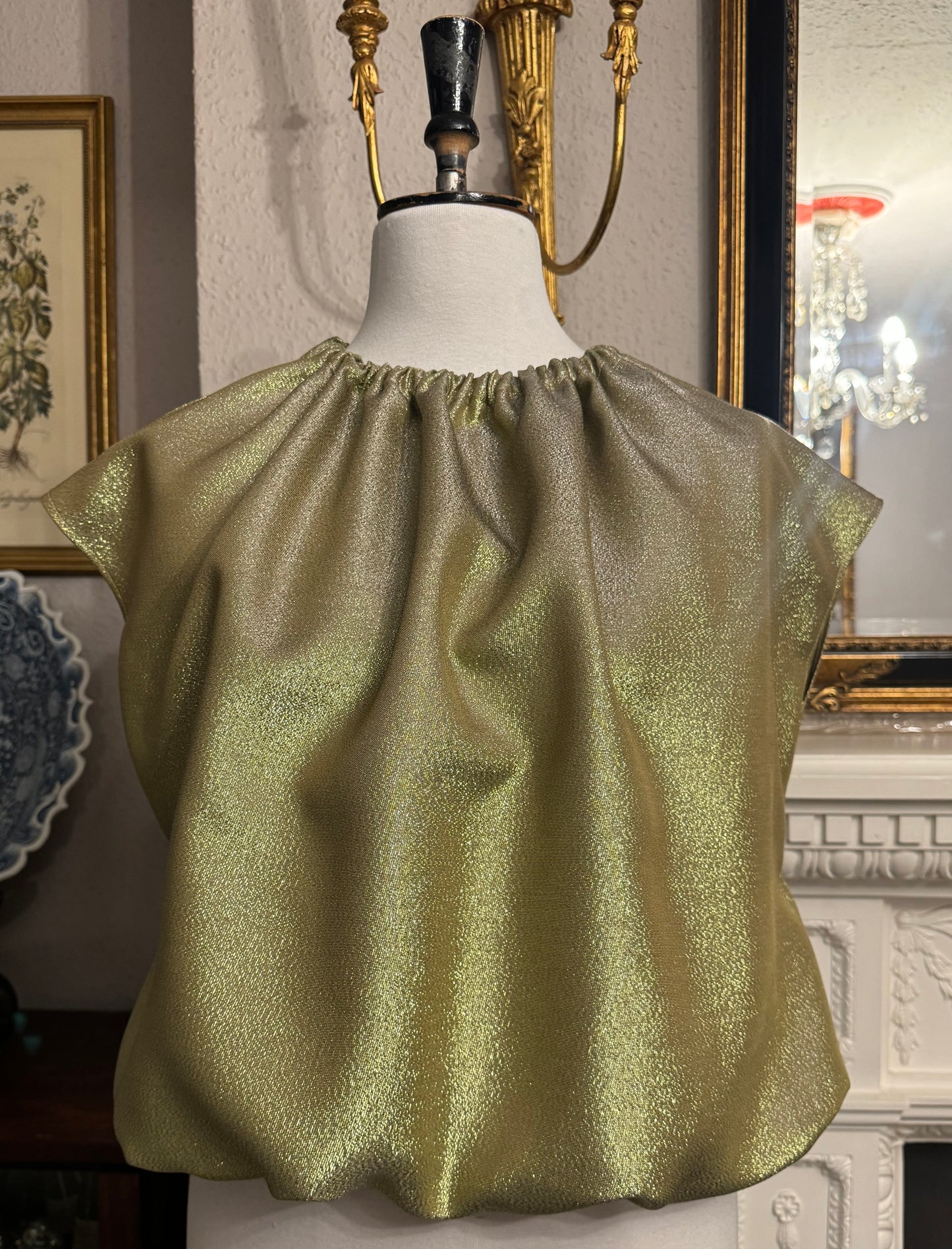 Metallic Mistle Top