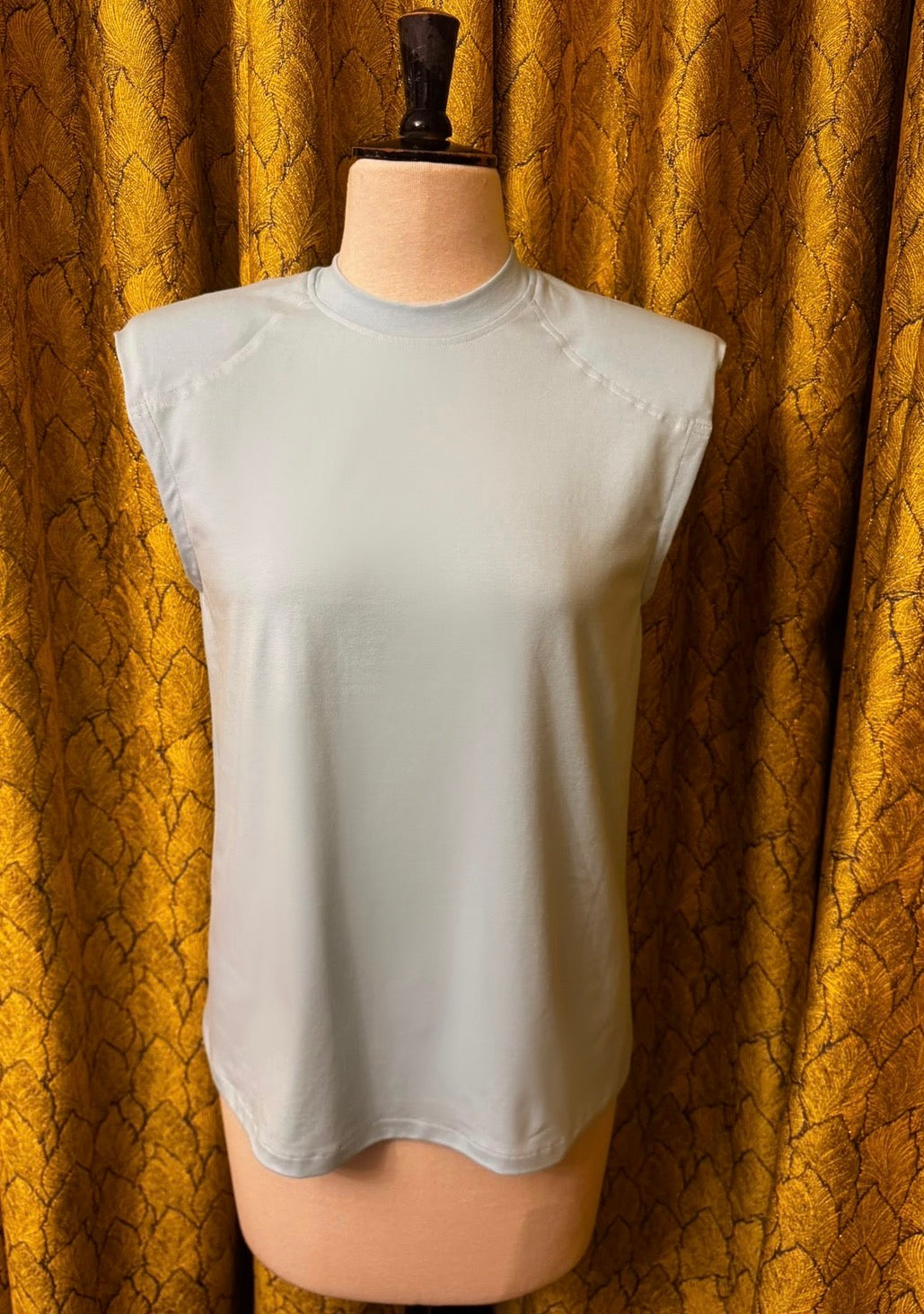 The Alaia Shoulder Pad Top