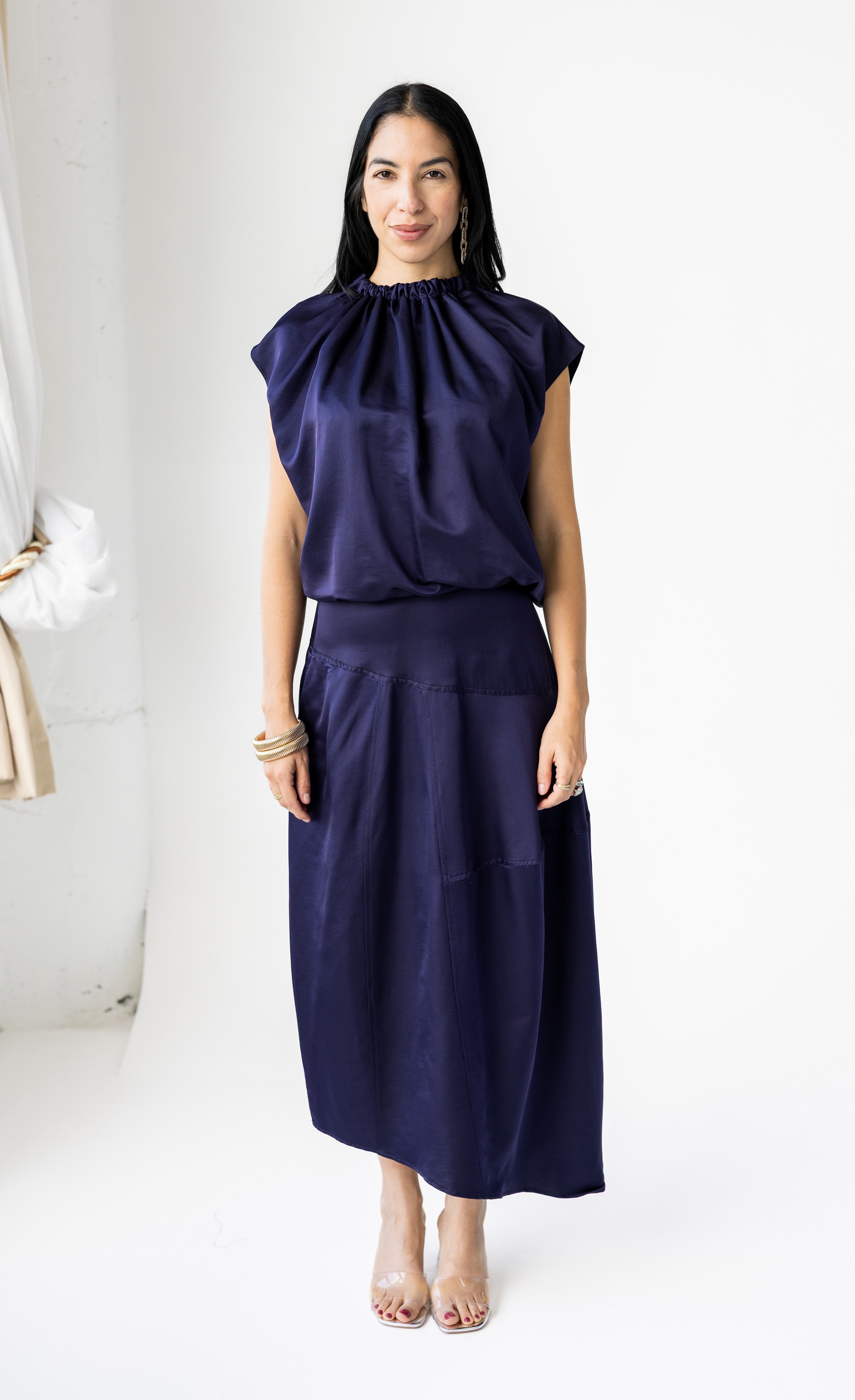 El San Silk Skirt – Alexis Cruz London UK